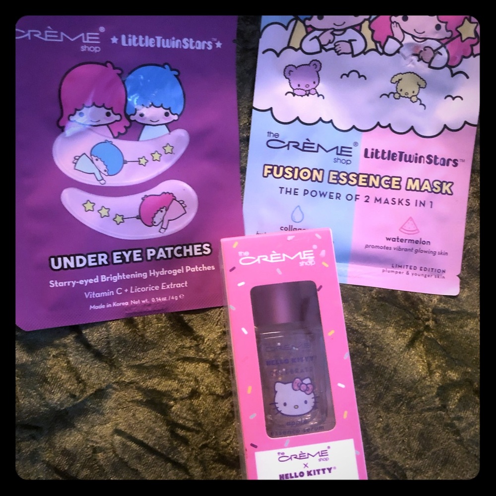 The Creme Hello Kitty serum & Little Twin Stars